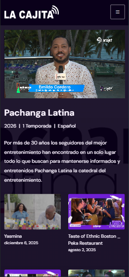 Cajita TV App Preview